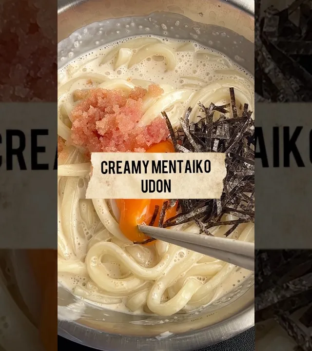 Creamy Mentaiko Udon